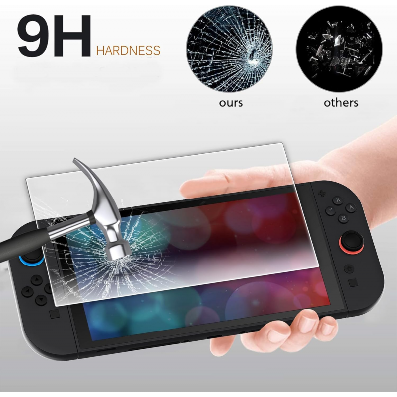 3 Pack - Tempered Glass Screen Protector For Nintendo Switch 2