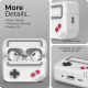 Silicone Game Console Design Case for Apple AirPods Pro 3rd Generation - Light Grey