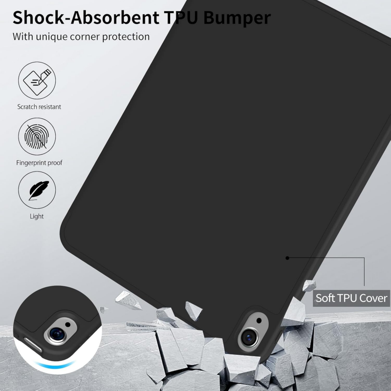 Case for Apple iPad 11th Generation 2025 (10.9 Inch) - Black