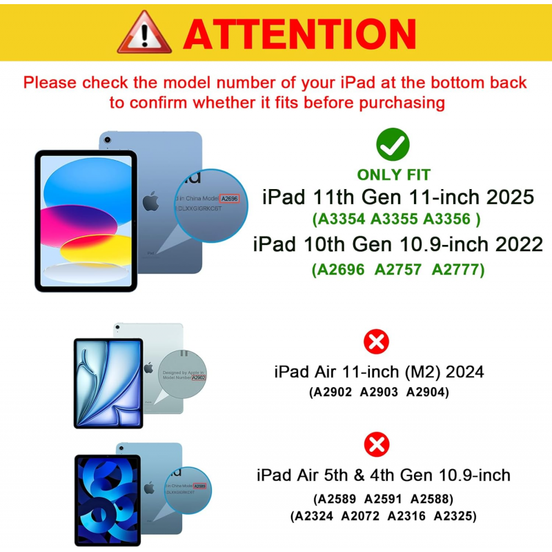 Tempered Glass Screen Protector For Apple Ipad 11 Inch 11th/10th Generation