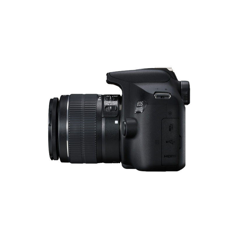 CANON EOS 2000D DSLR Camera with EF-S 18-55 mm f/3.5-5.6 III Lens